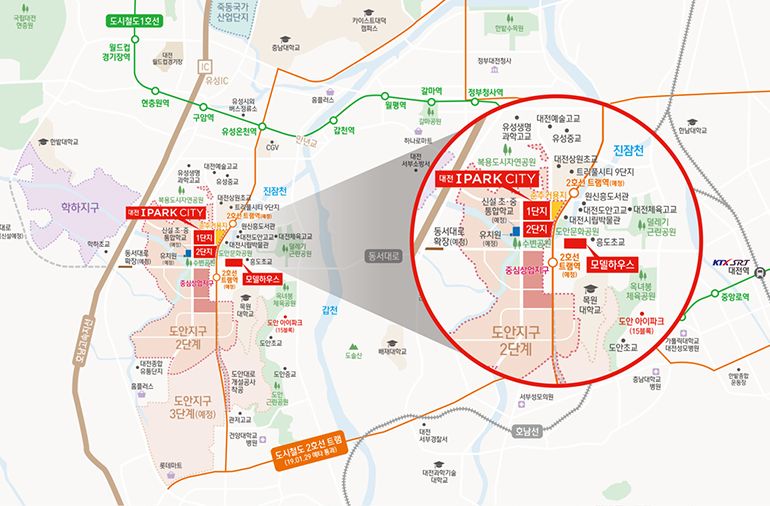 대전 도안신도시 '대전 아이파크 시티'가 트램2호선 역세권 형성 등으로 수요자들의 이목을 집중시키고 있다.